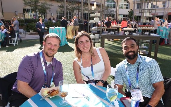 Enterprise Communications Conference attendees networking