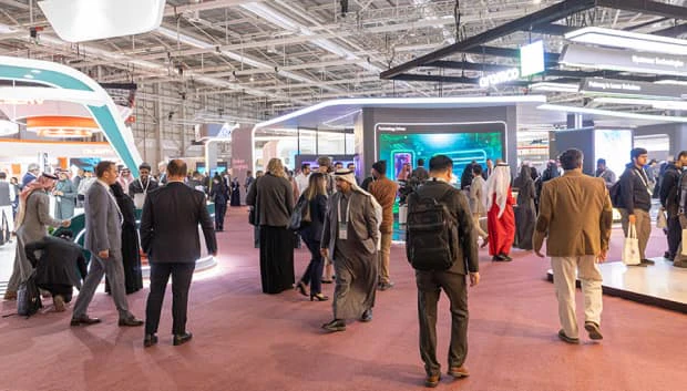 Visitors at MEOS GEO 2023 Exhibition