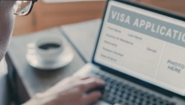 person filling via application form