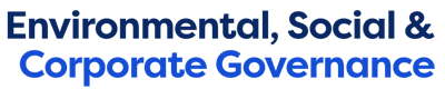 Environmental, Social and Corporate Governance