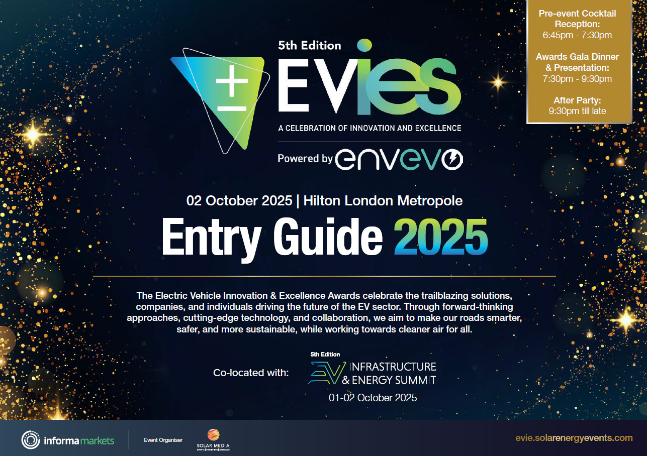 Electric Vehicle Innovation and Excellence Awards (EVIEs) Submission Guide