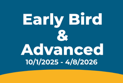 Early Bird and Advanced Rates