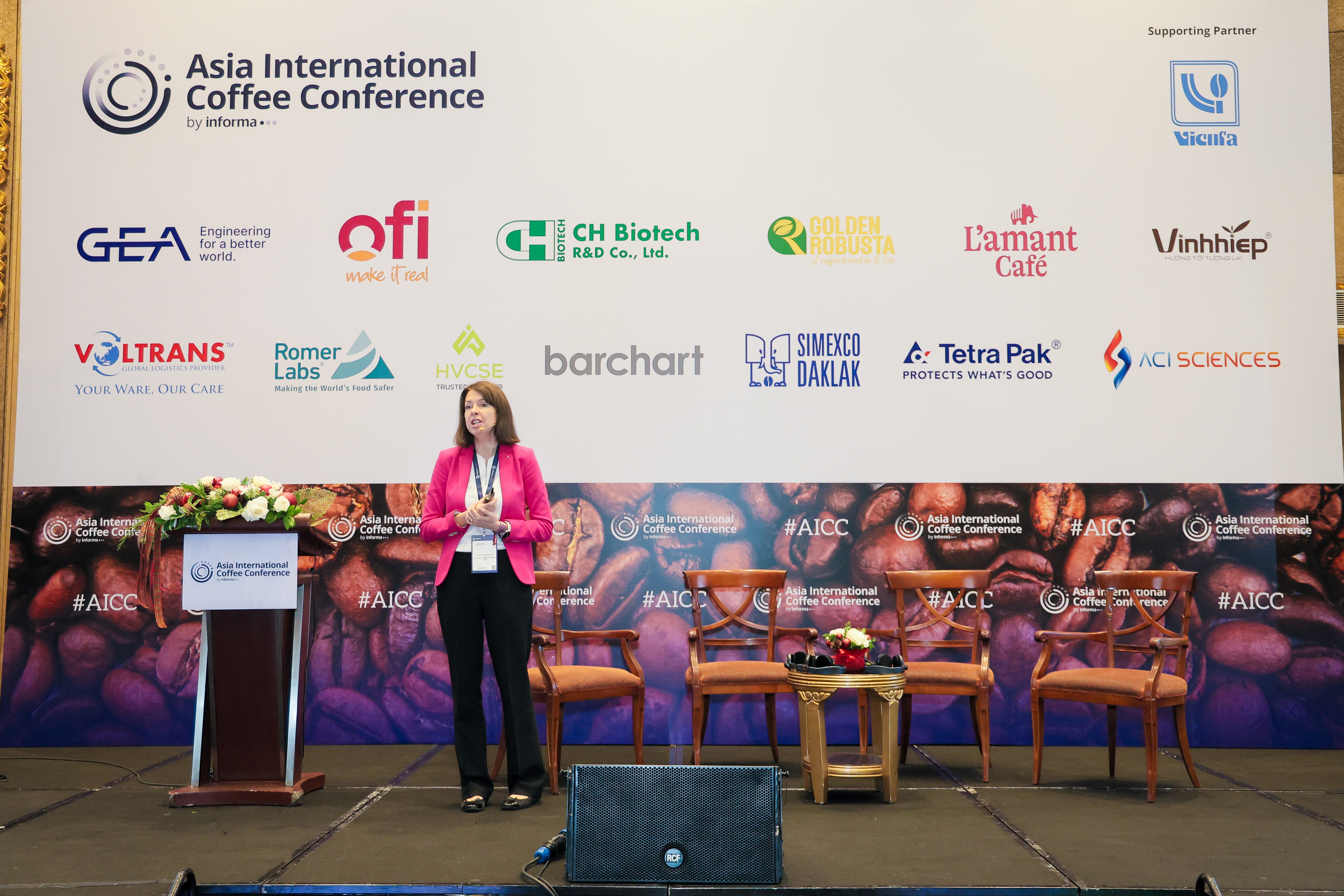 presenting at asia international coffee conference