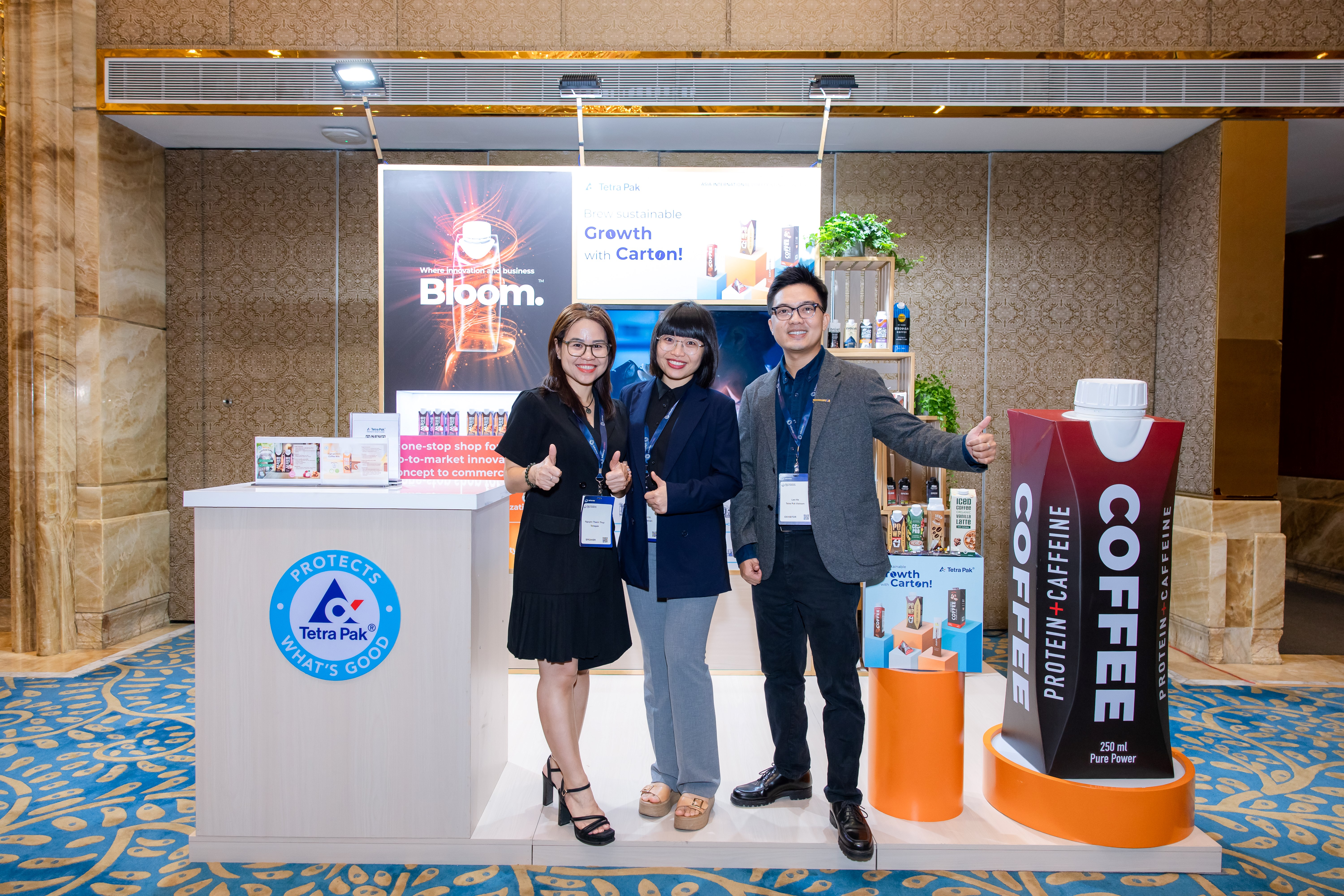 Exhibition stand at AICC