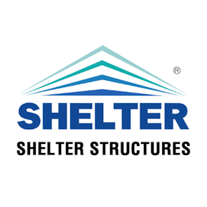 Shelter logo – SES 2025 Exhibitor providing innovative clear-span solutions for global events, exhibitions, and commercial applications