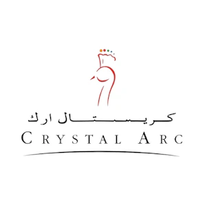 Crystal Arc logo – MEES 2026 Exhibitor offering bespoke crystal trophies, awards, and corporate recognition solutions