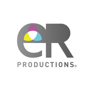 ER Productions logo – MEES 2026 Exhibitor offering advanced laser technology, special effects, and pyrotechnic solutions