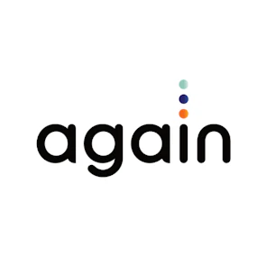 Again logo – MEES 2026 Exhibitor offering event production, spatial design, and interactive design solutions