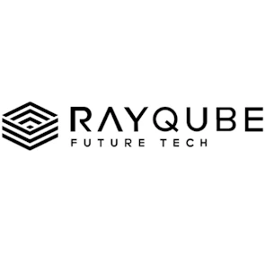 Rayqube logo – MEES 2026 Exhibitor specializing in technology activations and stand build and design