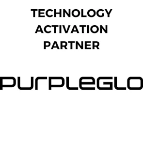Purpleglo logo – Technology Activation Partner at MEES 2026, providing the latest technology solutions for the event