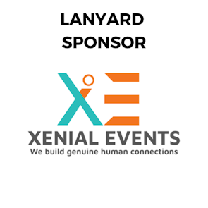 Xenial Events logo – Lanyard Sponsor for SES 2025, providing personalized attendee lanyards to all visitors on-site