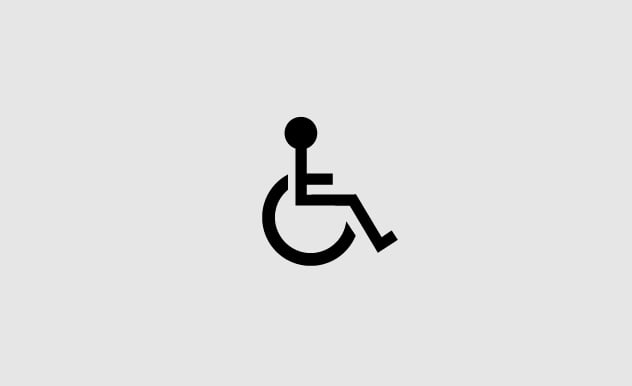 clip art of a person in a wheelchair