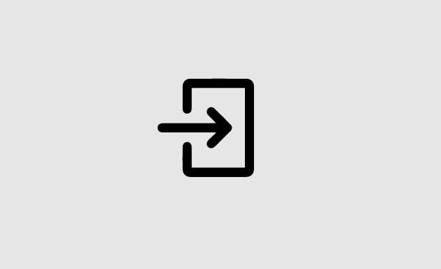 clip art of a tall rectangle, with an arrow pointing right in it