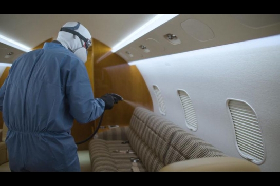 Social Distancing in Aircraft