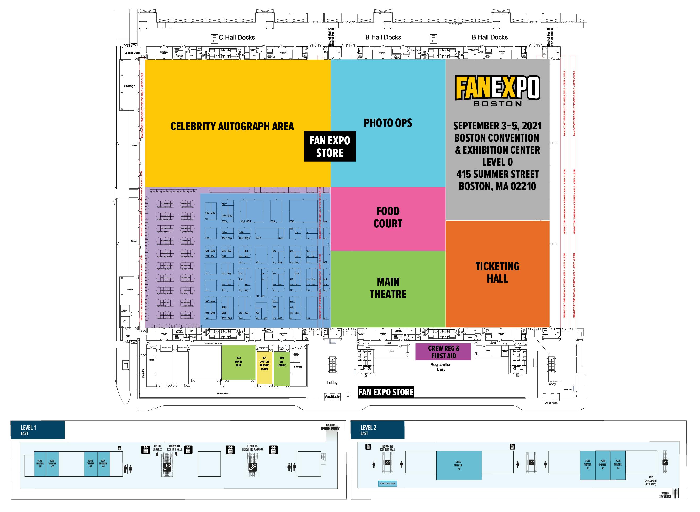 Floor Plan FAN EXPO Boston