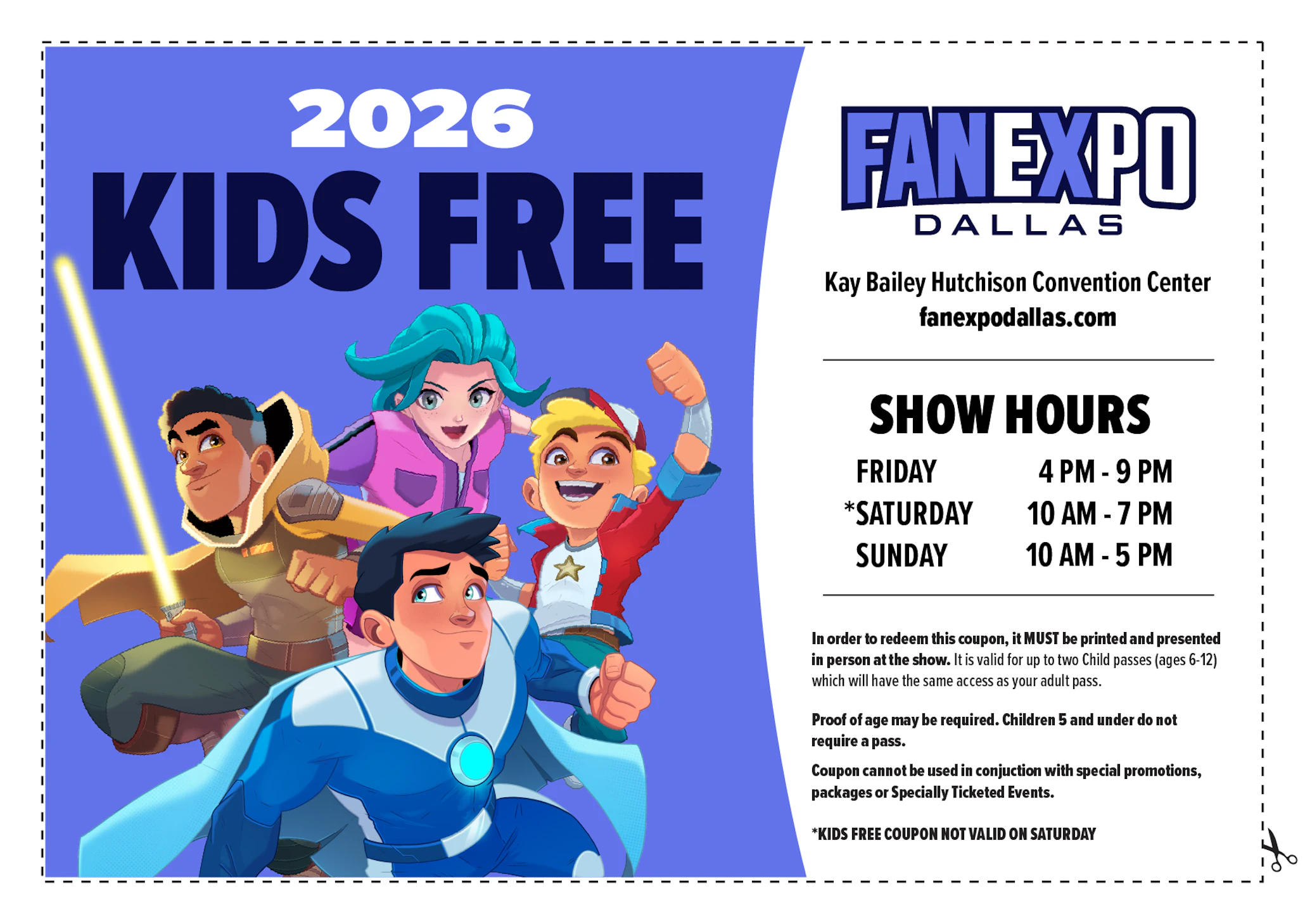 Discounts & Coupons | FAN EXPO Dallas