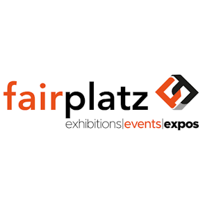 Fairplatz logo – MEES 2025 Exhibitor elivering end-to-end solutions: custom design, construction, technical services, and innovative event technology