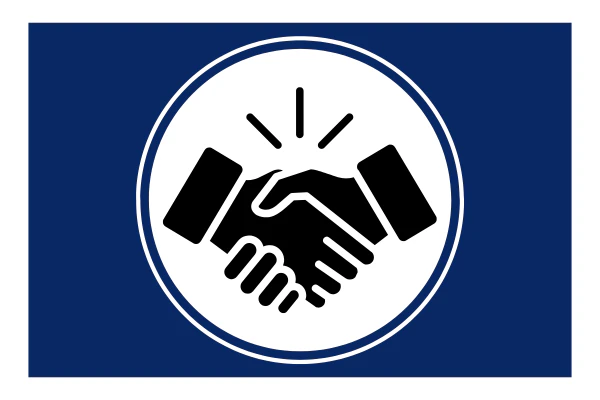 Network, Collaborate & Benchmark Icon