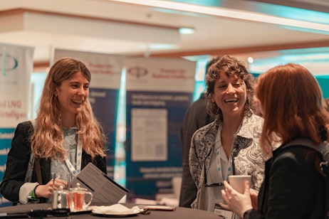 Women networking at Flame