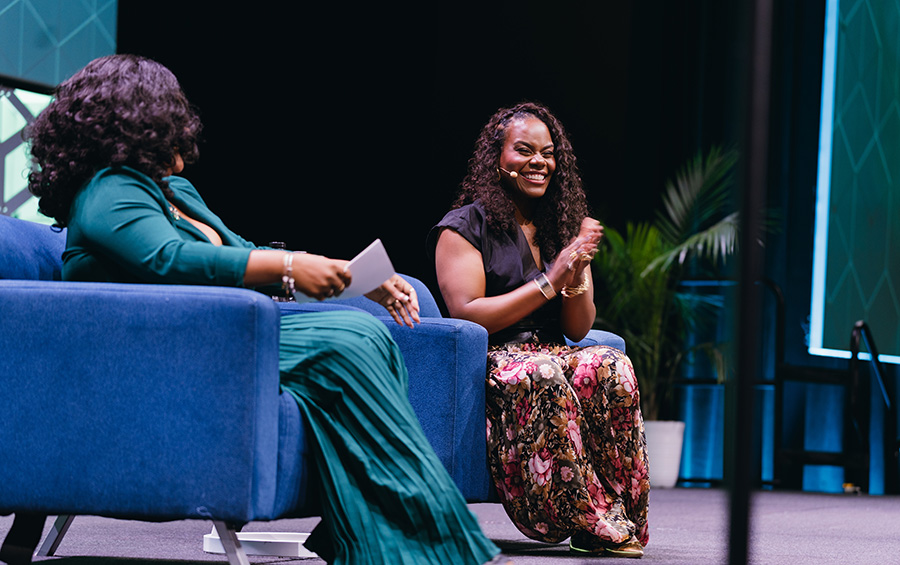 Experts on the Greenbuild stage