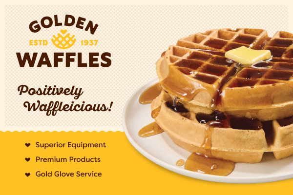 Golden Malted Waffles and Pancakes