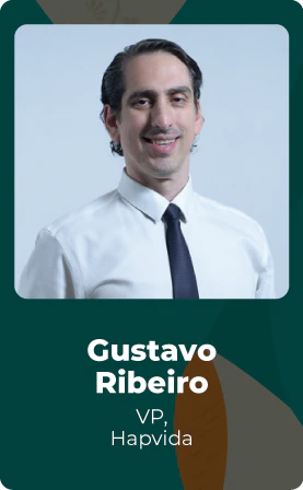 Palestrante Gustavo Riberto VP da Hapvida