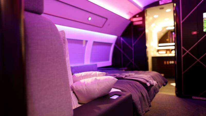 Private Jet Interior