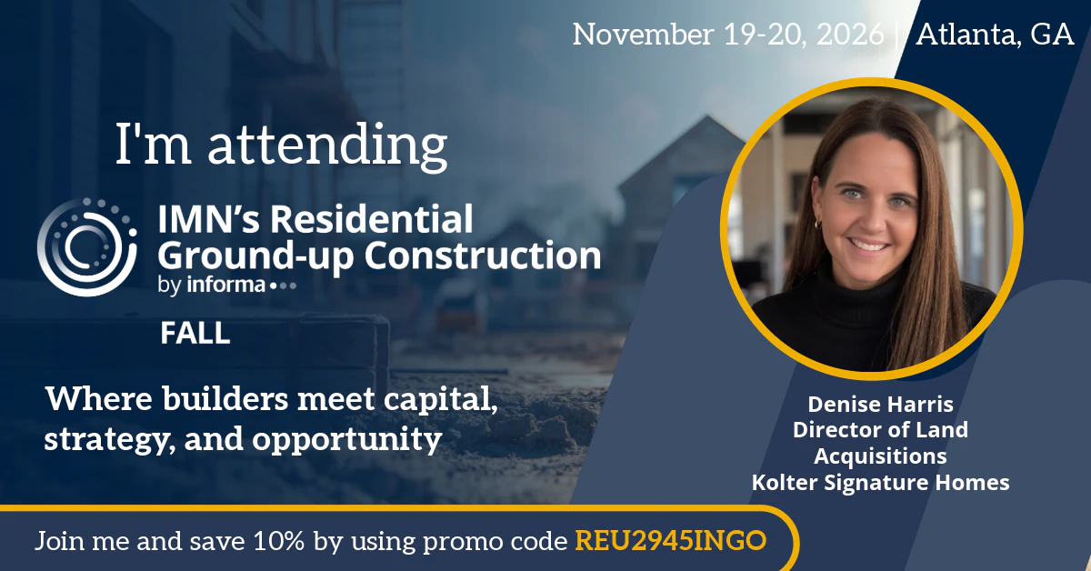 Residential Ground-Up Construction Marketing Banner for Attendees