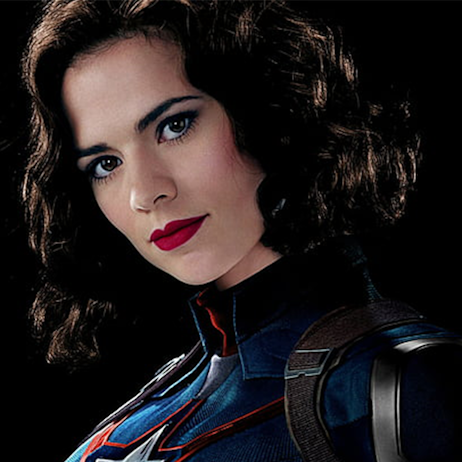 Hayley Atwell at MEFCC Hall of Fame, famous as Peggy Carter in Marvel films.