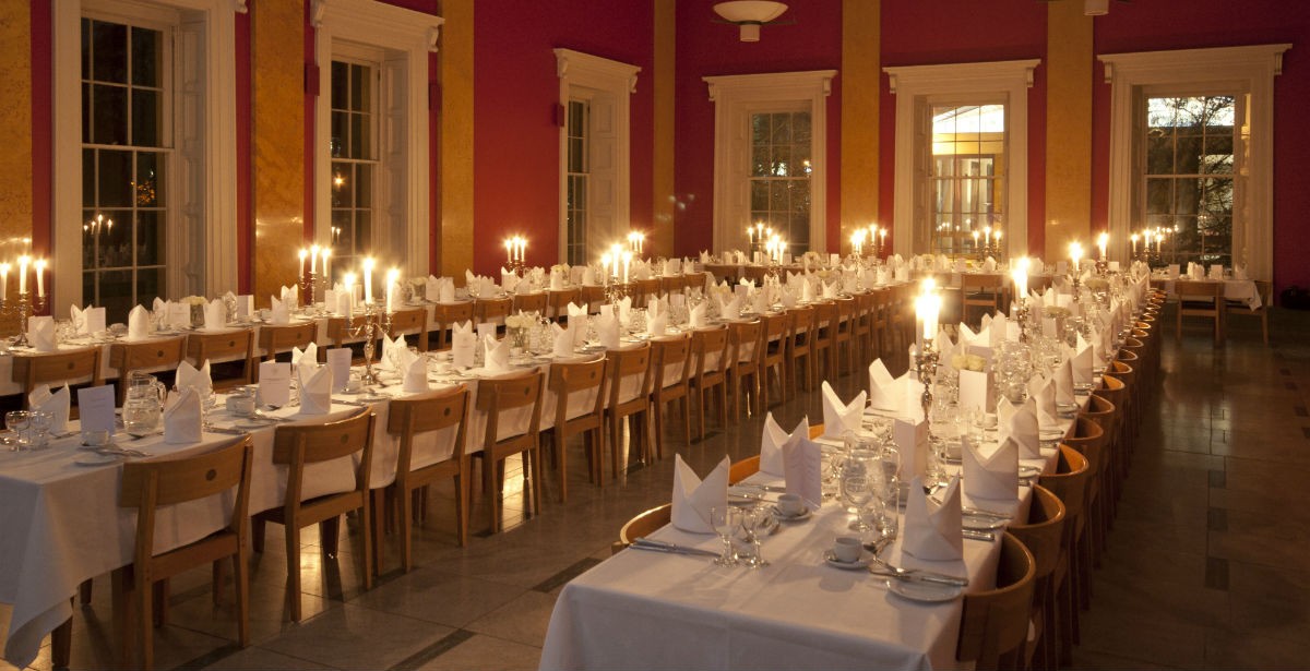 Dining Hall by candlelight