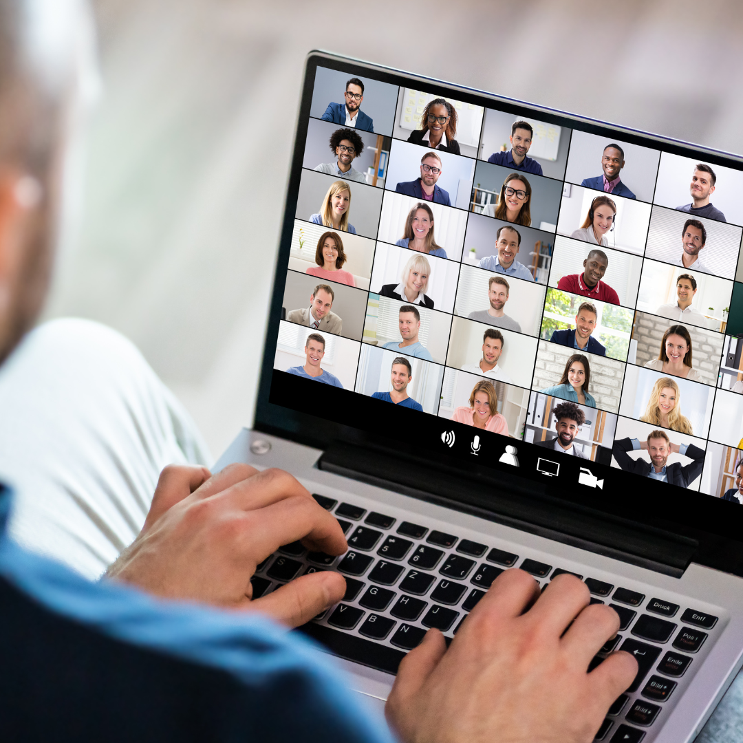 AgraME webinar screen with multiple participants — promoting exhibitor brands in the Data for Climate Action webinar at Agra Middle East 2025 in Dubai.