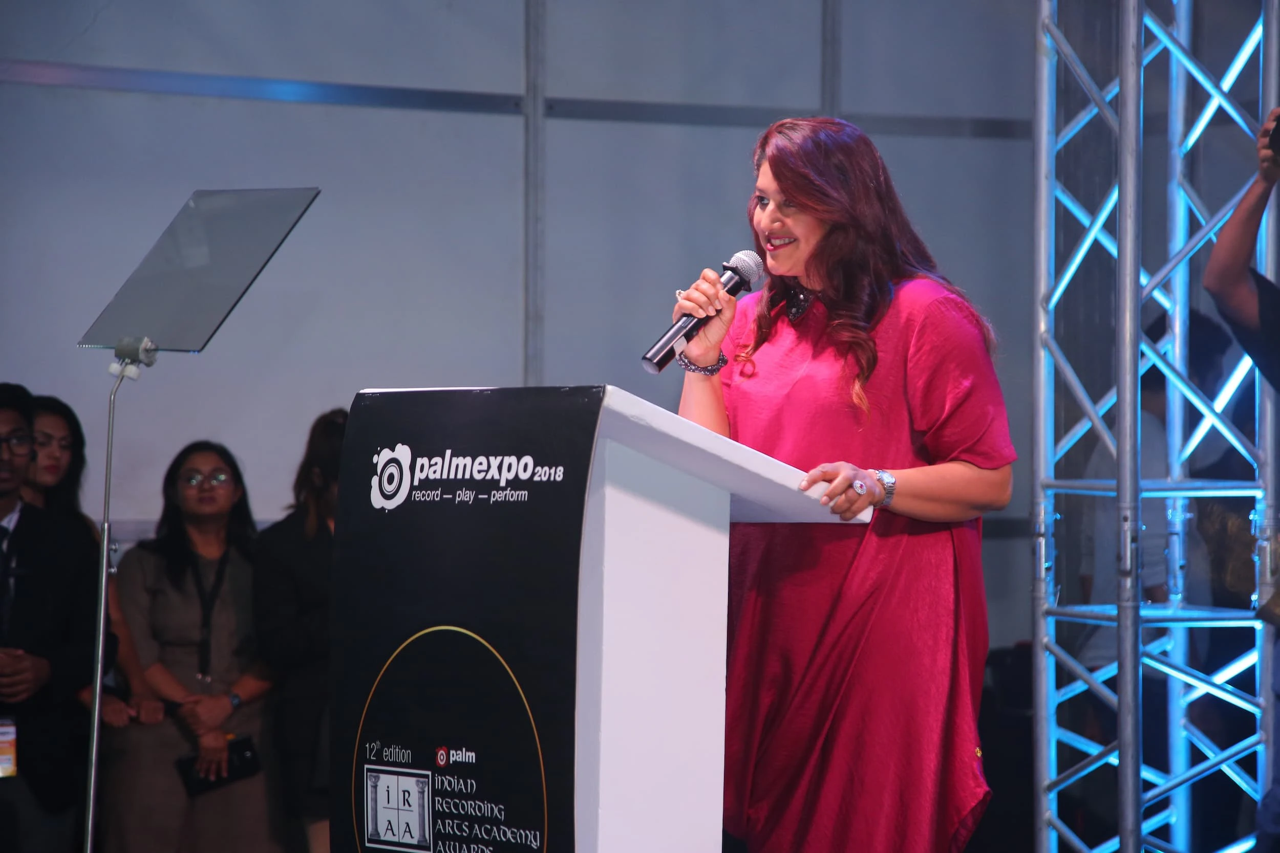 Host for the evening - Mona Shetty, Director of Sound & Vision India