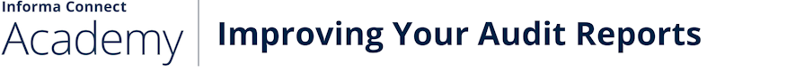 Improving Your Audit Reports