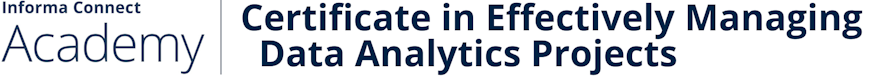 Certificate in Effectively Managing Data Analytics Projects