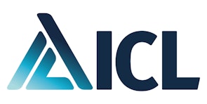 ICL logo – A multinational company specialising in sustainable fertilisers and advanced plant nutrition products.