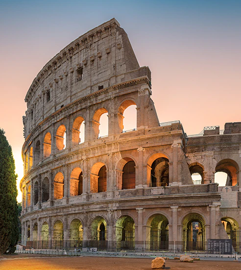The Roman Colosseum in Rome