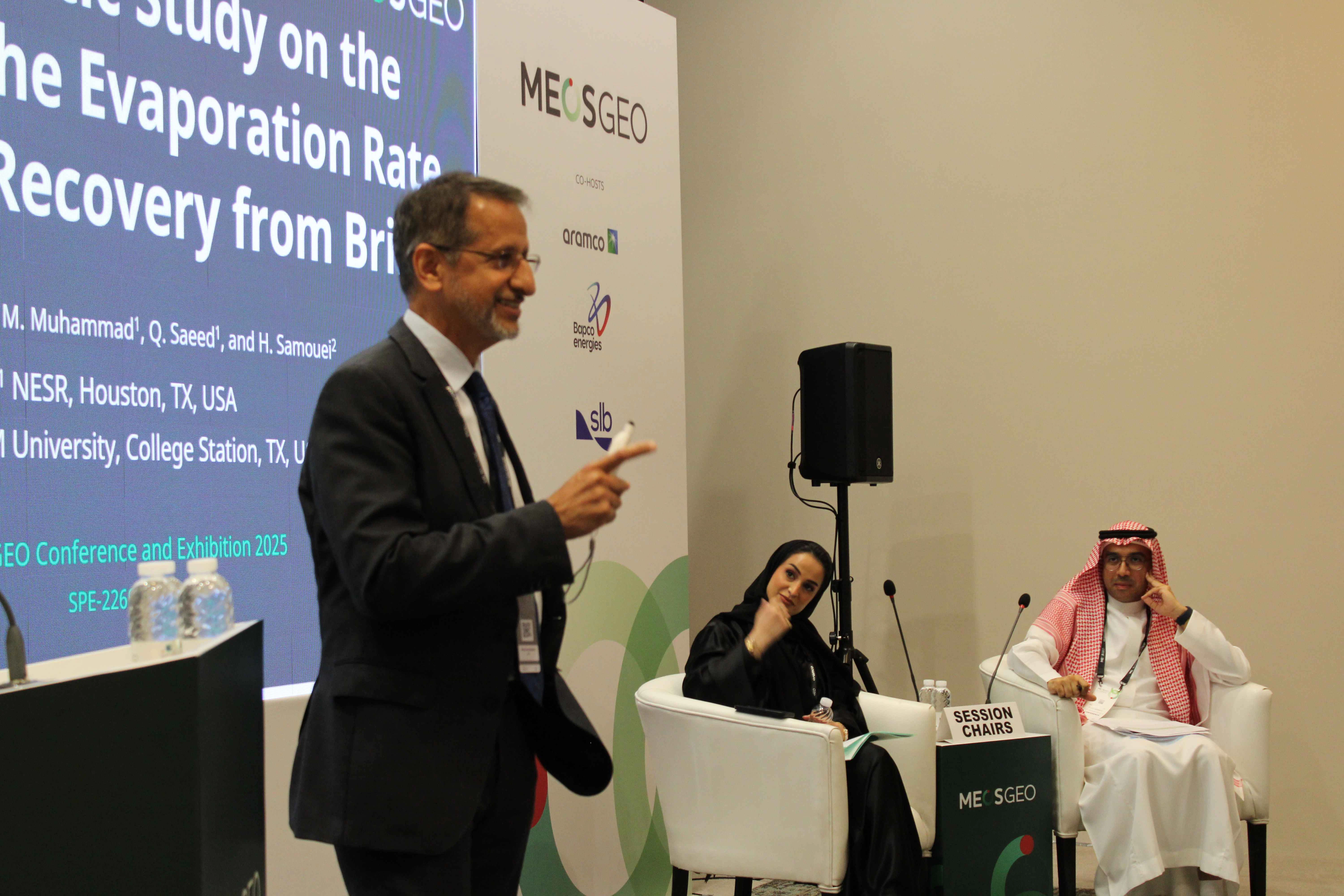 Technical conference presenter at MEOS GEO 2025
