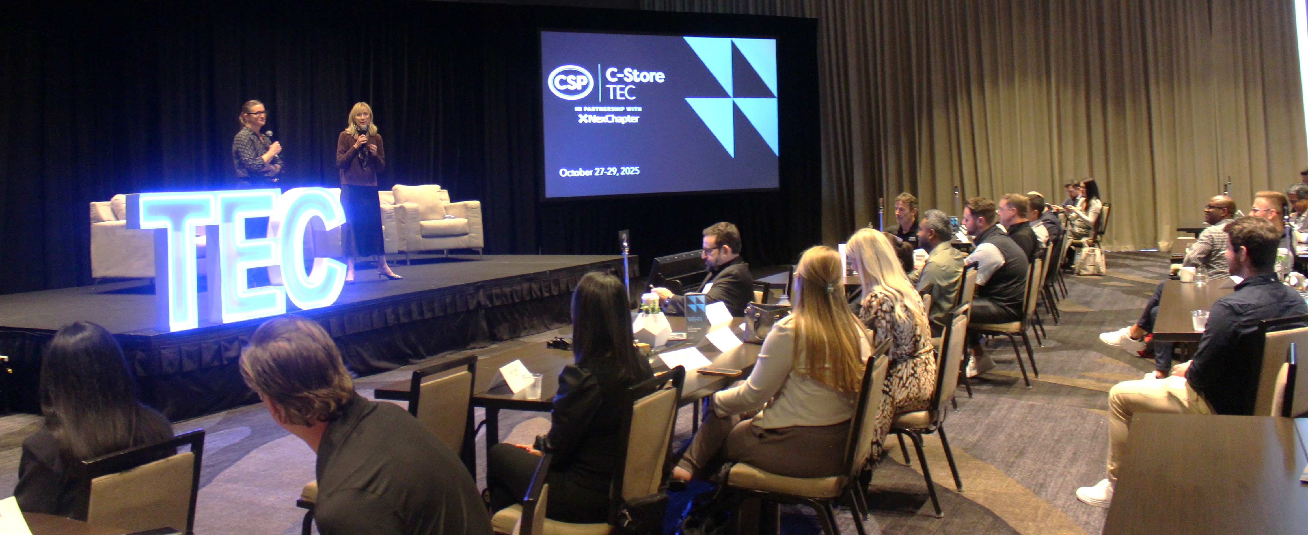 Jeanie and Abbie Welcoming everyone at 2025 C-StoreTEC