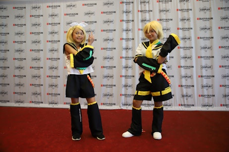 Kids on the cosplay red carpet