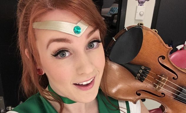 Brigit Fiddle as a Sailor Moon character