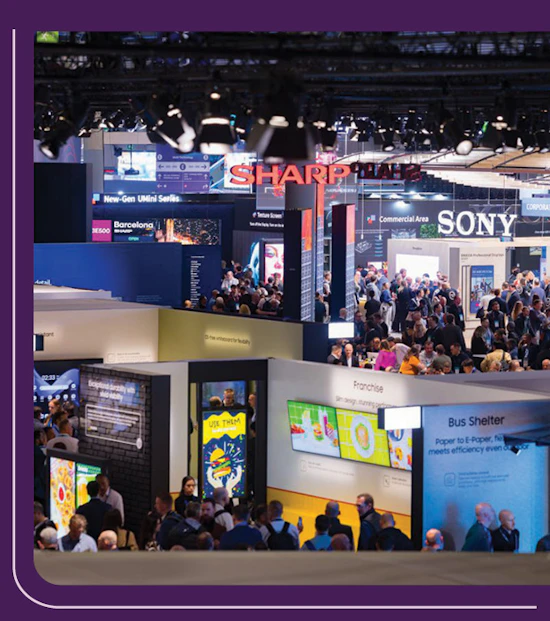 A bustling ISE 2026 Showfloor