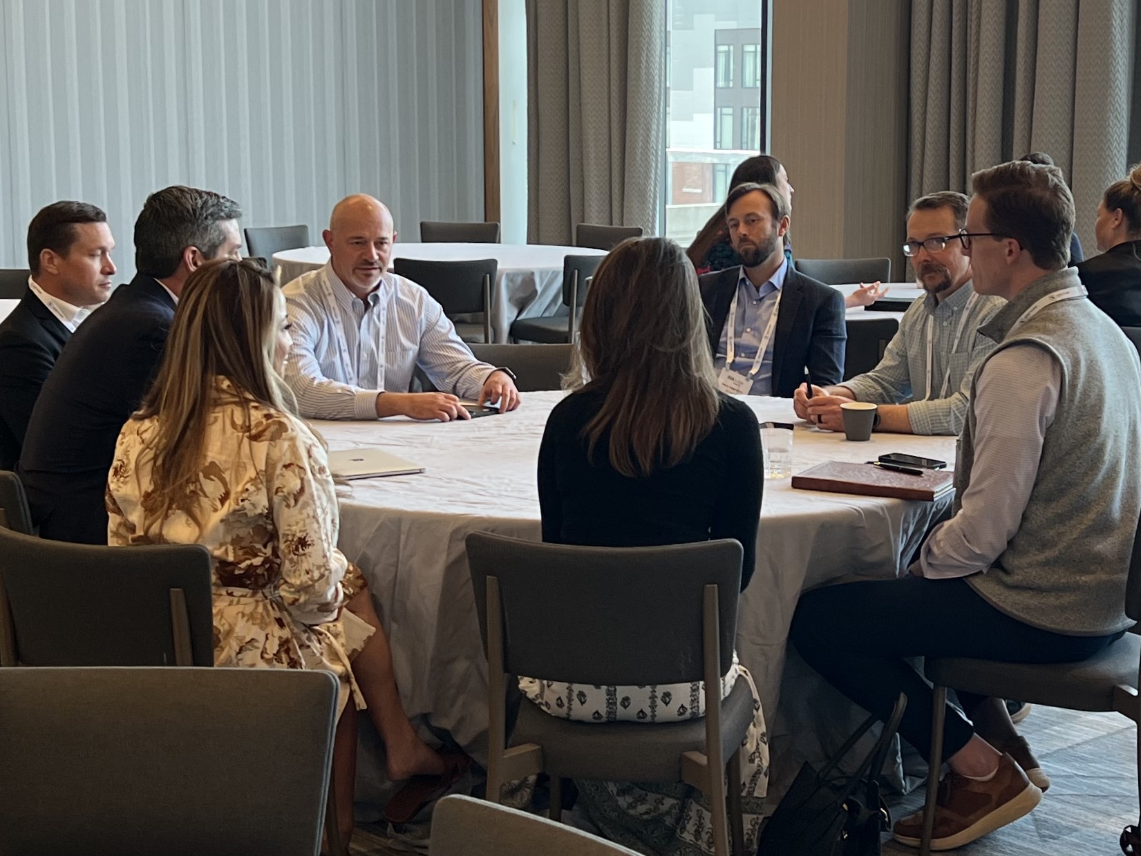 Thought leaders networking at the RIA Edge Private Markets conference