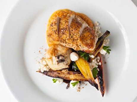 chicken with vegetables and couscous