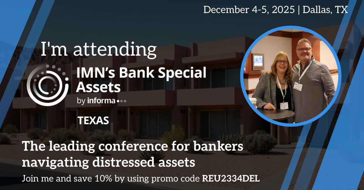 Bank Special Assets Marketing Banner for Attendees