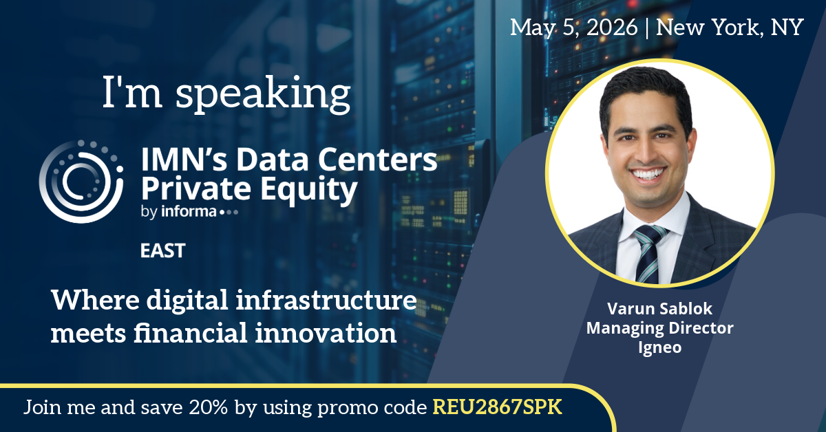 Data Centers Private Equity East Marketing Banner for Speakers