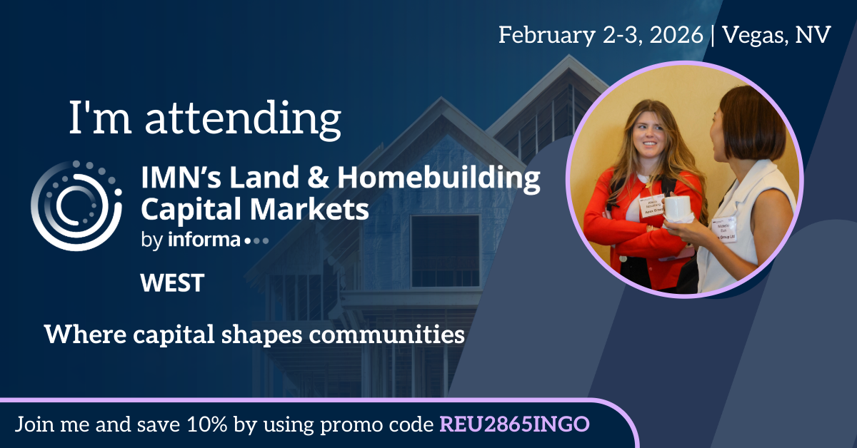 Land West Marketing Banner for Attendees