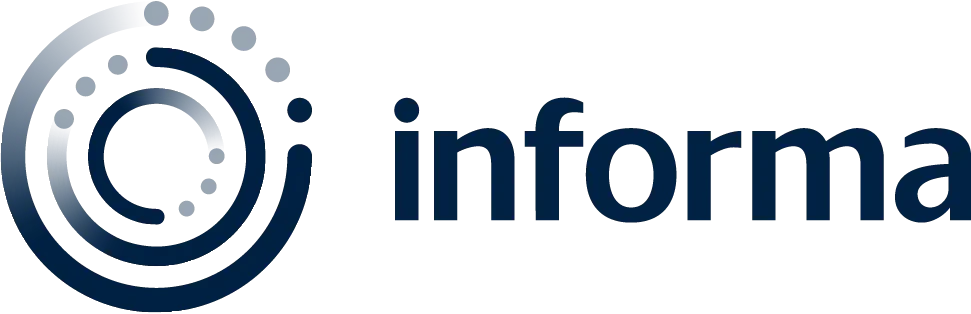 Logo azul marinho da Informa Markets