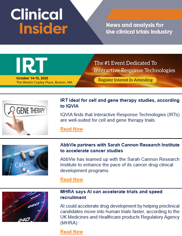 Clinical Insider Weekly Newsletter