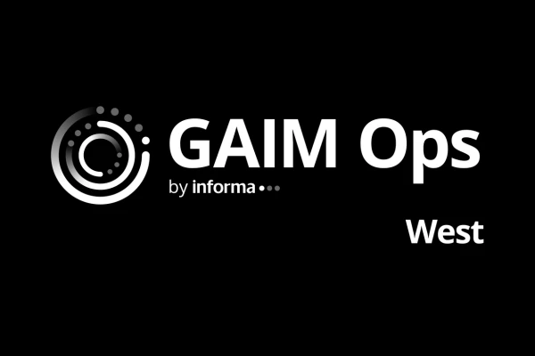 GAIM Ops West white logo