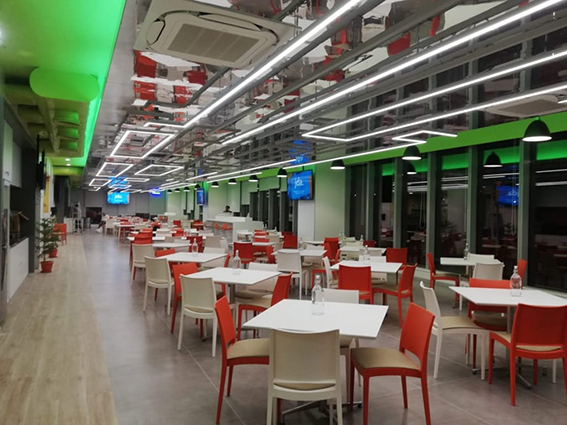 Software and Consultancy company JDA Software Inc’s, cafeteria at their newest Centre of Excellence in Hyderabad